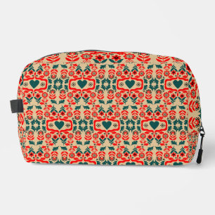 Boho Abstract Flower Art Dopp Kit