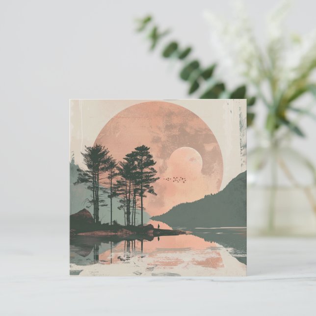 Boho Abstract Landscape (1) (Standing Front)