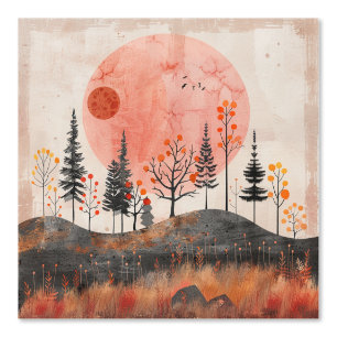 Boho Abstract Landscape (13) Wallpaper