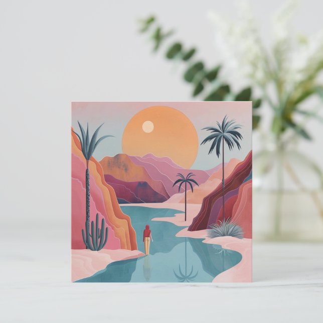 Boho Abstract Landscape (18) (Standing Front)