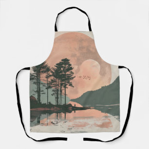 Boho Abstract Landscape (1) Apron