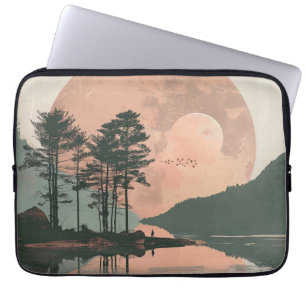 Boho Abstract Landscape (1) Laptop Sleeve