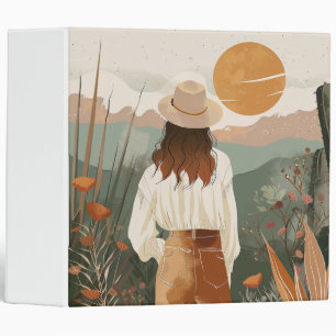 Boho Abstract Landscape (20) Binder
