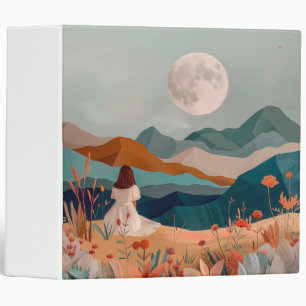 Boho Abstract Landscape (21) Binder