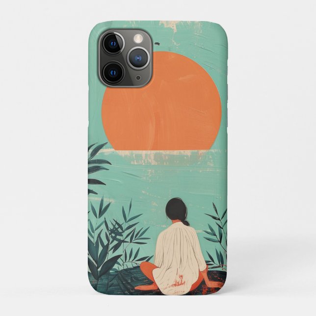 Boho Abstract Landscape (22) Case-Mate iPhone Case (Back)