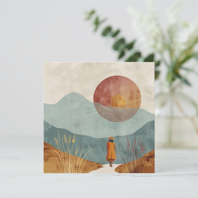 Boho Abstract Landscape (23) (Standing Front)