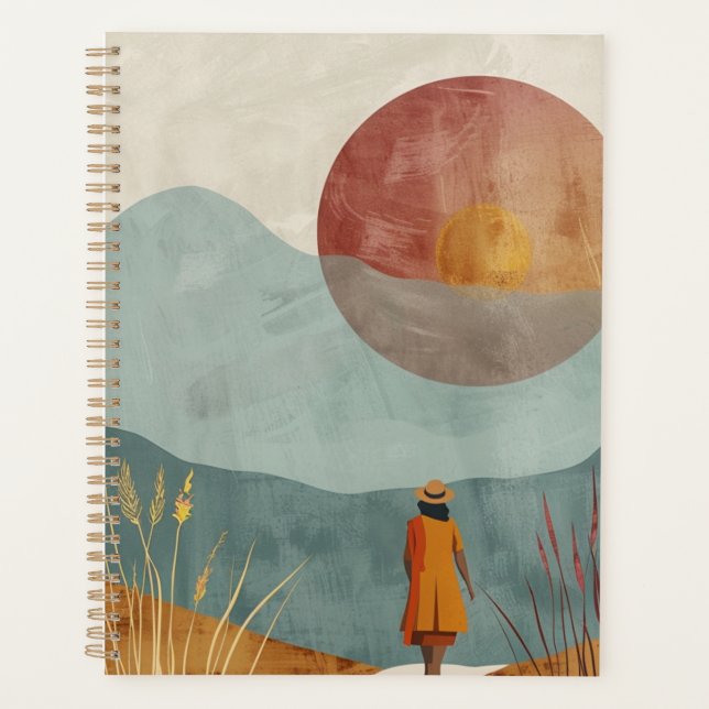 Boho Abstract Landscape (23) Planner (Front)