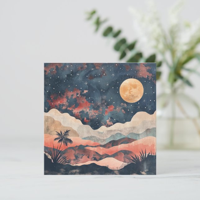 Boho Abstract Landscape (24) (Standing Front)