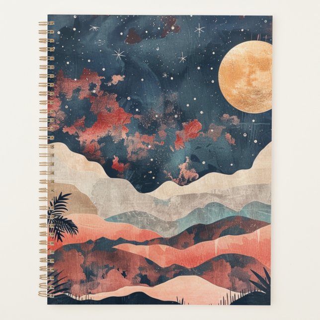 Boho Abstract Landscape (24) Planner (Front)