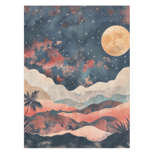 Boho Abstract Landscape (24) Tablecloth