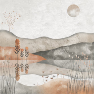 Boho Abstract Landscape (3)