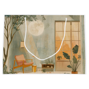 Boho Abstract Landscape (6) Large Gift Bag