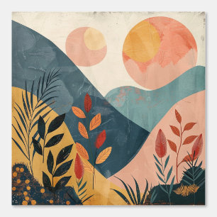 Boho Abstract Landscape (8) Wallpaper