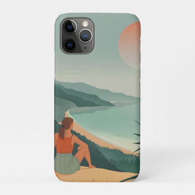 Boho Abstract Landscape (9) Case-Mate iPhone Case (Back)