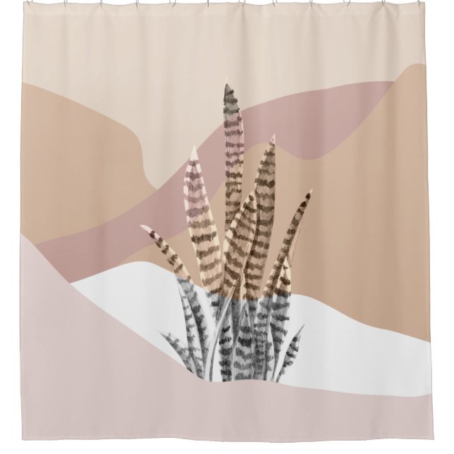 Boho Abstract Modern Succulent (Front)