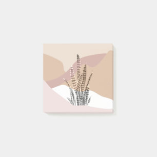 Boho Abstract Modern Succulent Post-it Notes