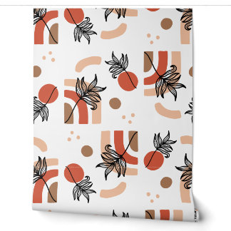 Boho Abstract Pattern | Modern Minimalist Seamless Wallpaper