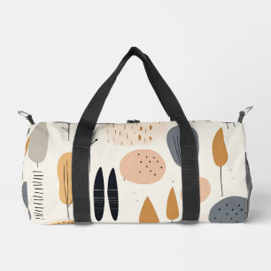 Boho Abstract Retro Popular Collection Duffle Bag