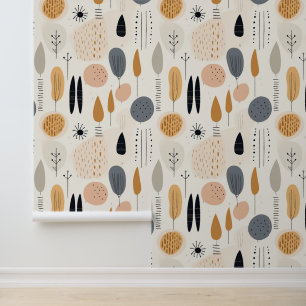 Boho Abstract Retro Popular Collection Wallpaper