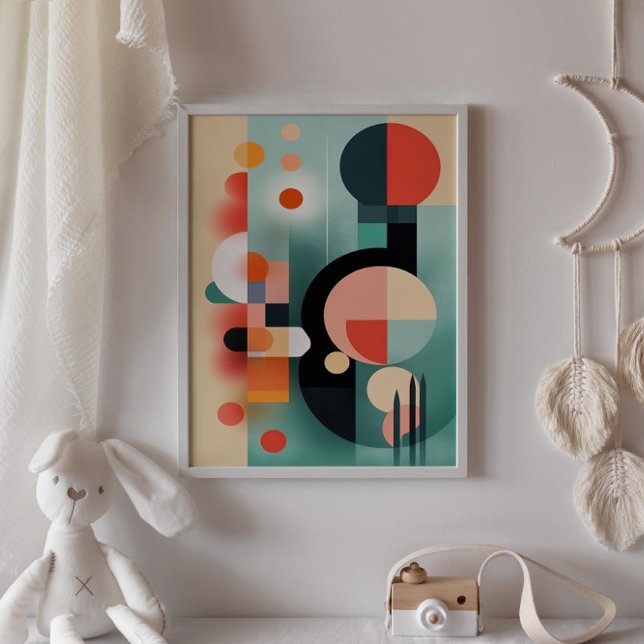 Boho Abstract Shapes Digital Wall Art (Creator Uploaded)