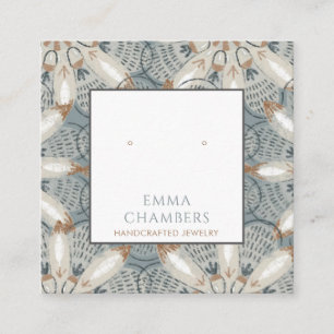 Boho Abstract Shapes Earring Display Card