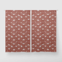 Boho Abstract Shapes Pattern 