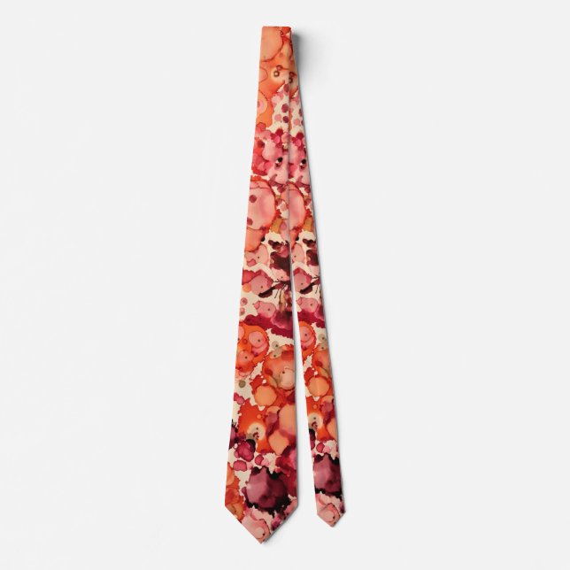 Boho Abstract Wedding Tie (Front)