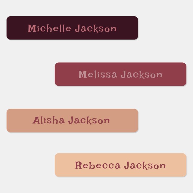 Boho Adehesive Water[rproof Labels (Group)