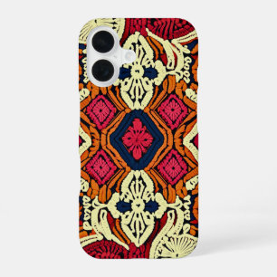 Boho Aesthetic Faux Crochet iPhone 16 Case