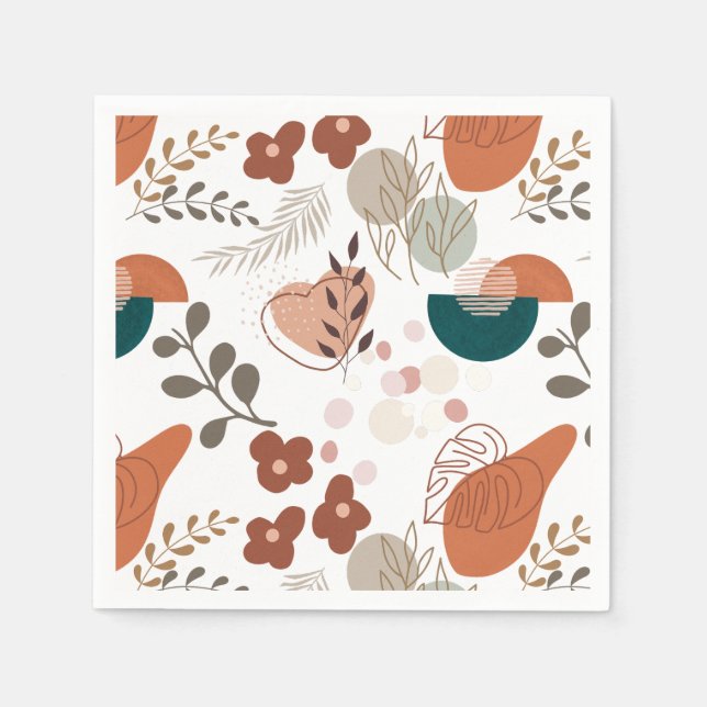 BOHO Aesthetic Pattern A10 Napkin (Front)