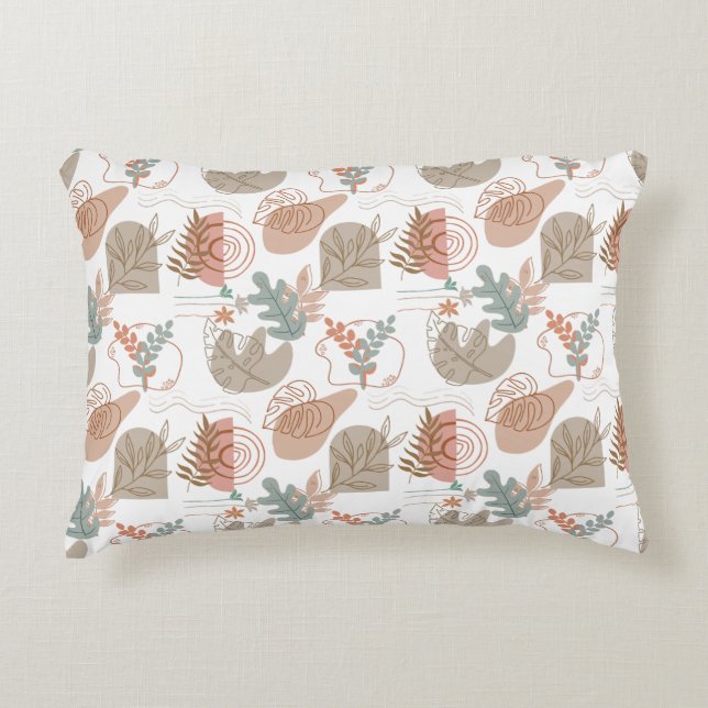 BOHO Aesthetic Pattern A11 Accent Pillow (Front)