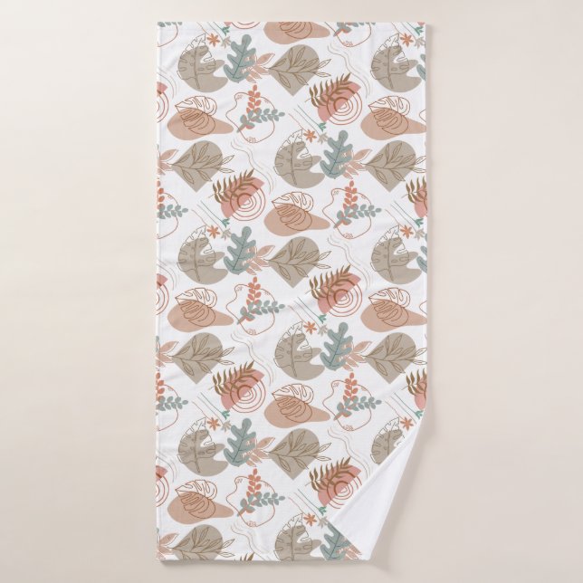 BOHO Aesthetic Pattern A11 Bath Towel (Bath Towel)