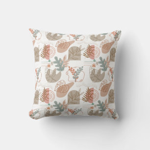 BOHO Aesthetic Pattern A11 Throw Pillow
