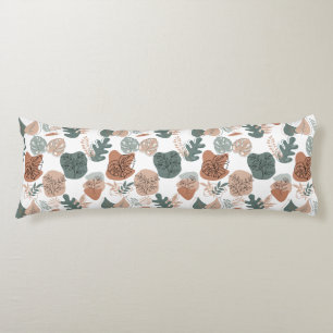BOHO Aesthetic Pattern A12x4.white Body Pillow