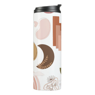 Boho aesthetic thermal tumbler