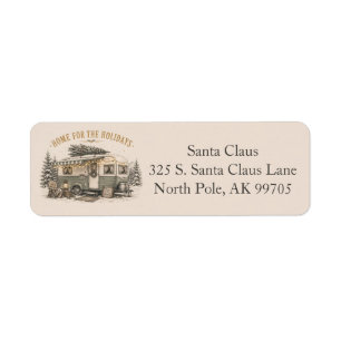 Boho Americana Christmas Camper Mail