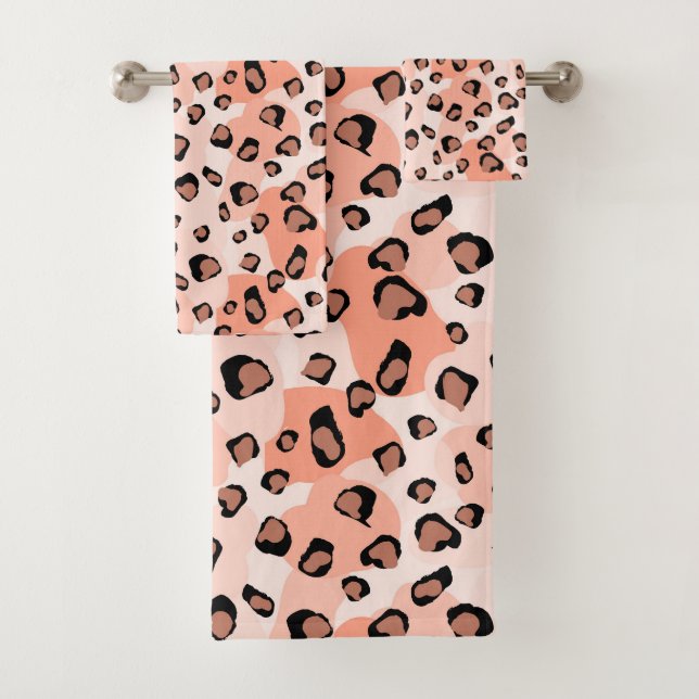 Boho Animal Pattern Bath Towel Set (Insitu)