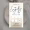 Boho Arch Neutrals Beige Monogram Beauty Salon