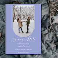 Boho Arch Photo Save the Date | Pervenche