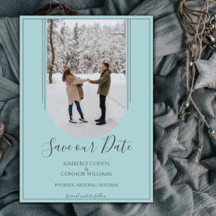 Boho Arch Photo Save the Date   Sarcelle