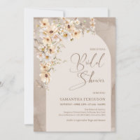 Boho Arch Summer Neutral Wildflower Rustic  