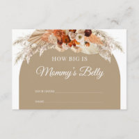 Boho arch terracotta how big is mommy's belly