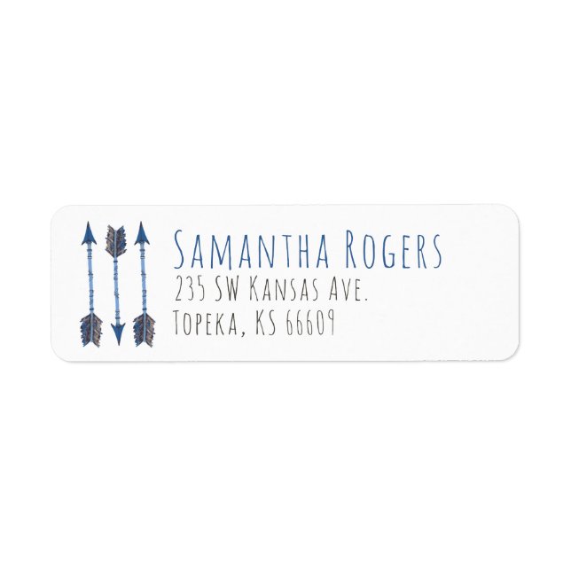 Boho Arrow Return Address Labels (Front)