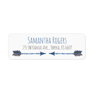 Boho Arrow Return Address Labels