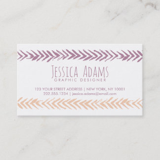 Boho Arrows Business Card