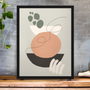 Boho Art Minimalism Aesthetic Illustration Art Poster