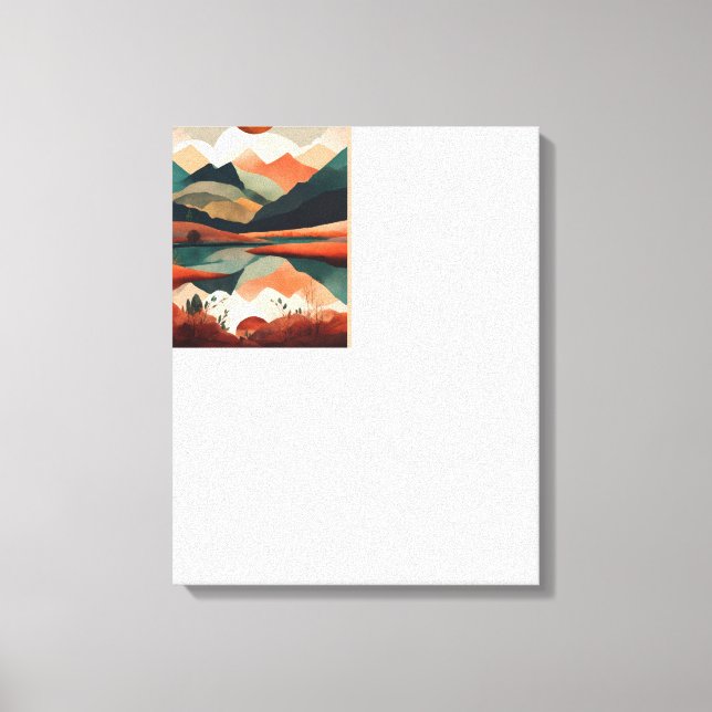 Boho Art Stretched Canvas Print (Front)