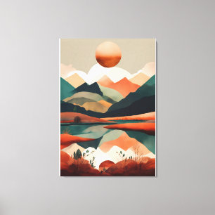 Boho Art Stretched Canvas Print