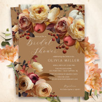 Boho Autumn Floral Bridal Shower
