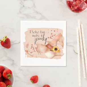 Boho Autumn Quote Napkin